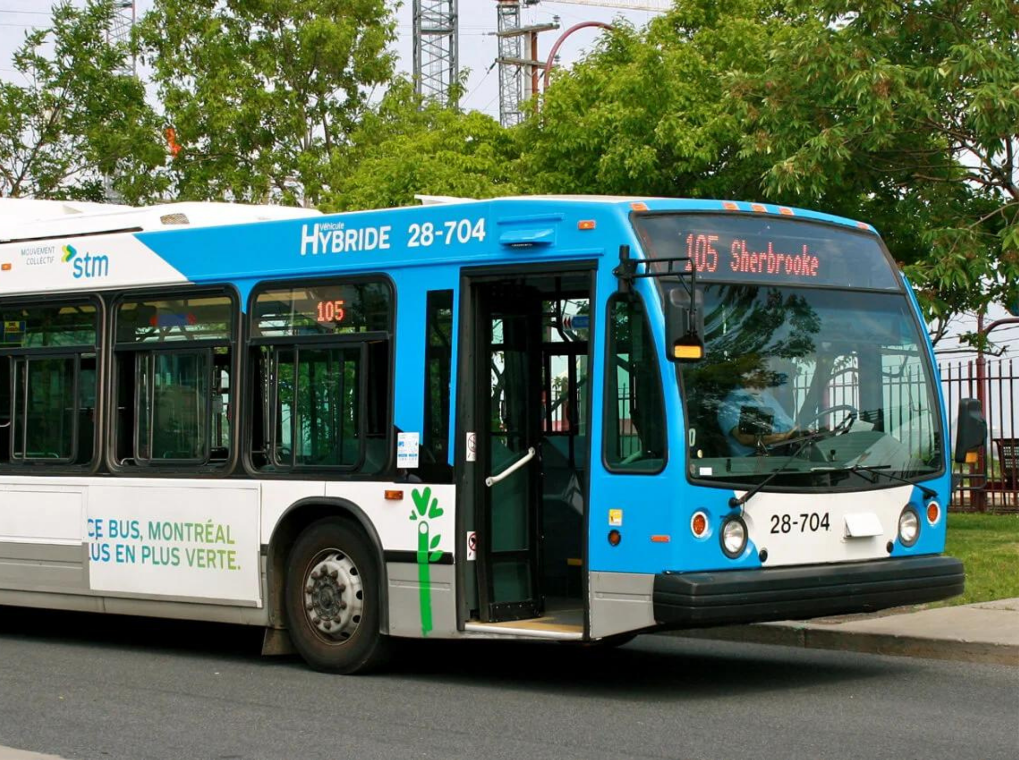 Un autobus de la STM